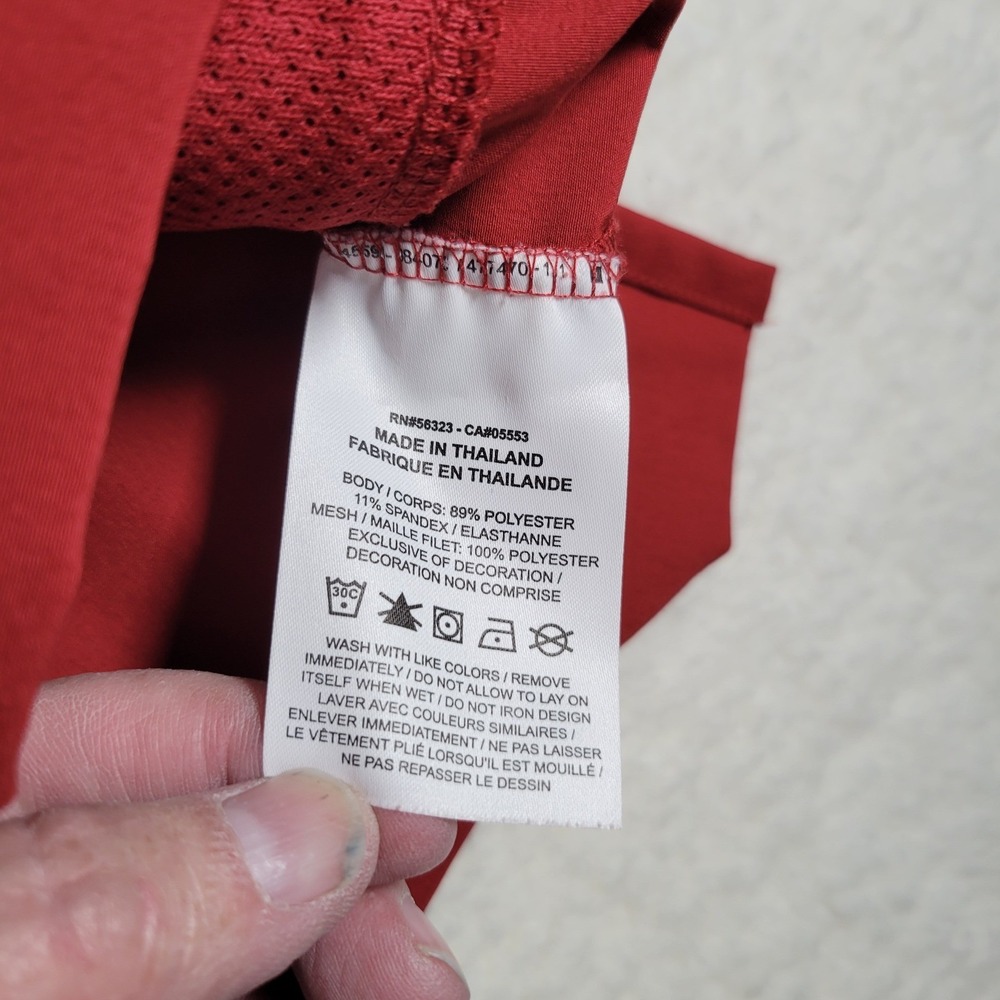 Nike Arkansas Razorbacks Pullover Mens Size Small Red Quarter Zip On-Field - Picture 10 of 13
